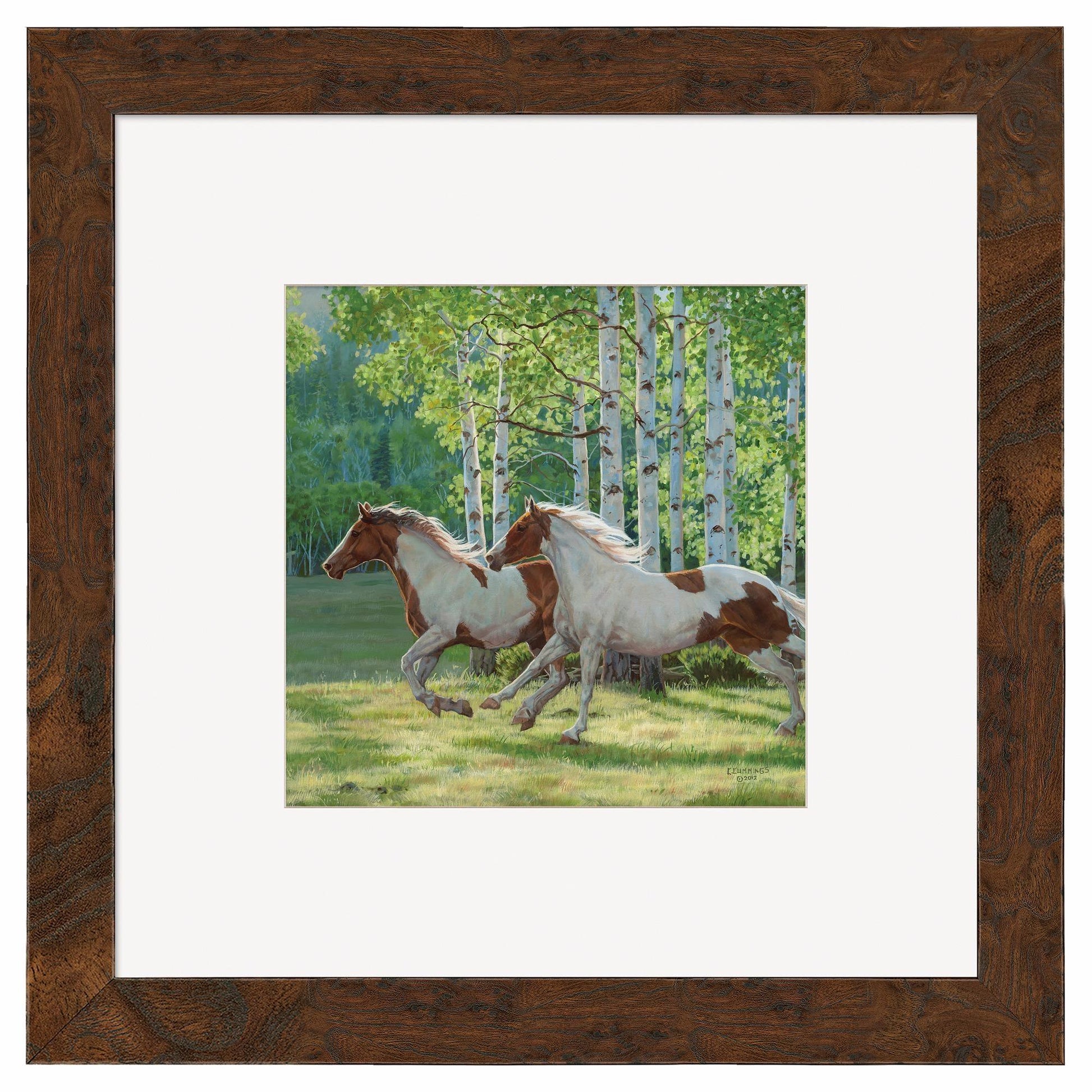 Aspen Run Contempo Square Art Collection - Wild Wings