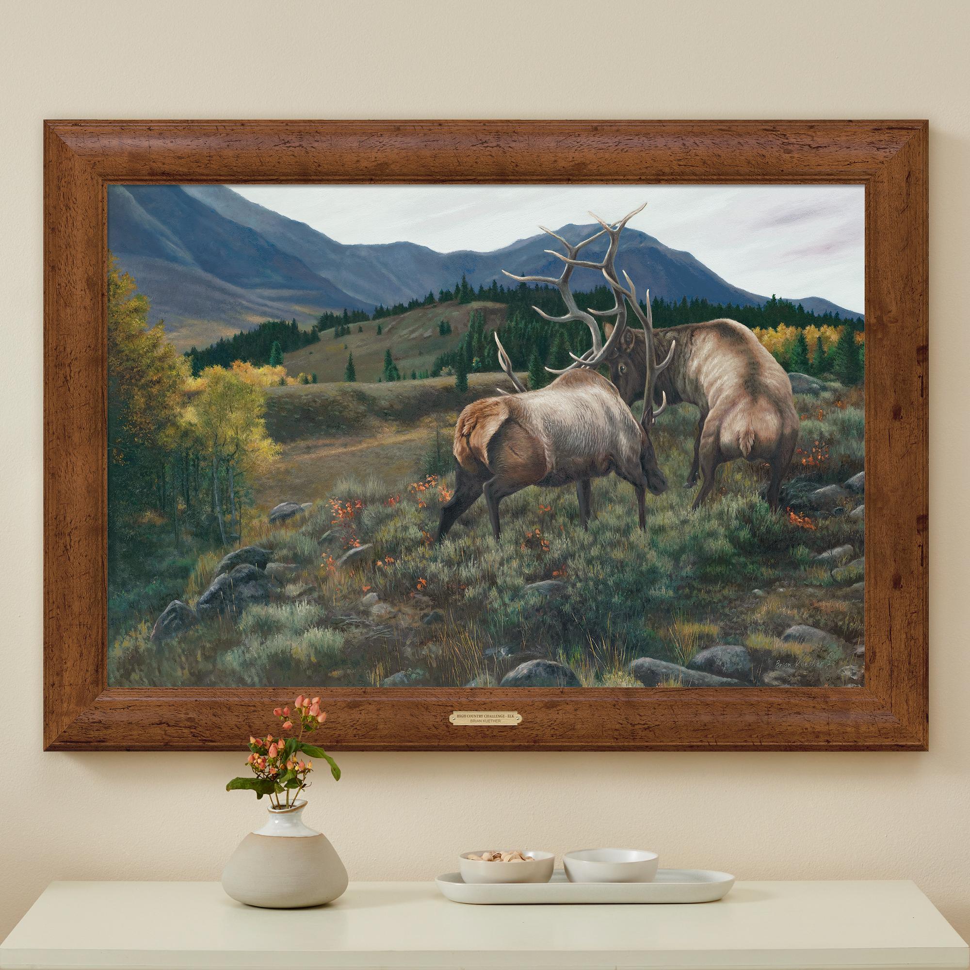High Country Challenge Framed Gallery Canvas - Wild Wings