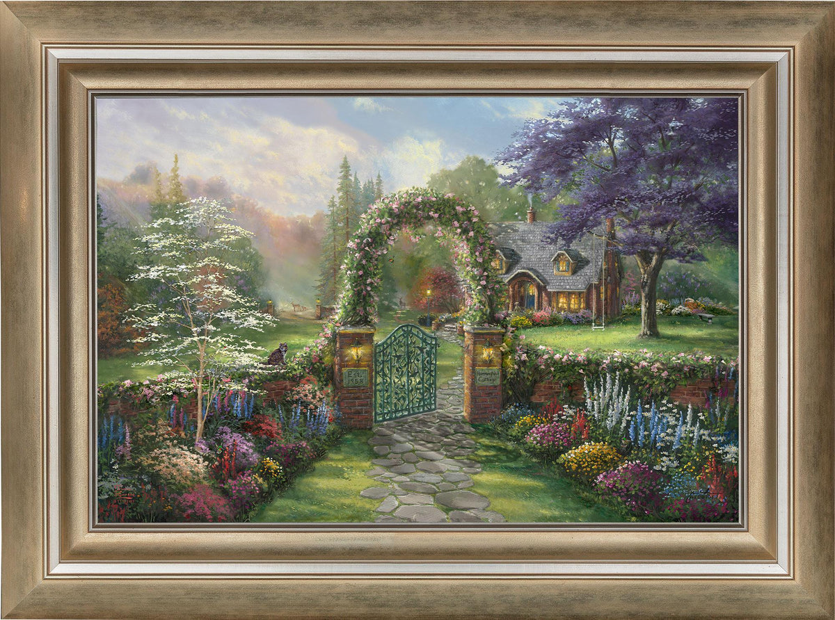 Hummingbird Cottage Framed Limited Edition Canvas (SN) - Wild Wings
