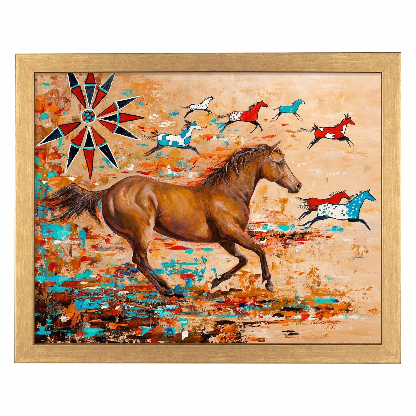 Race the Wind Standard Art Print - Wild Wings