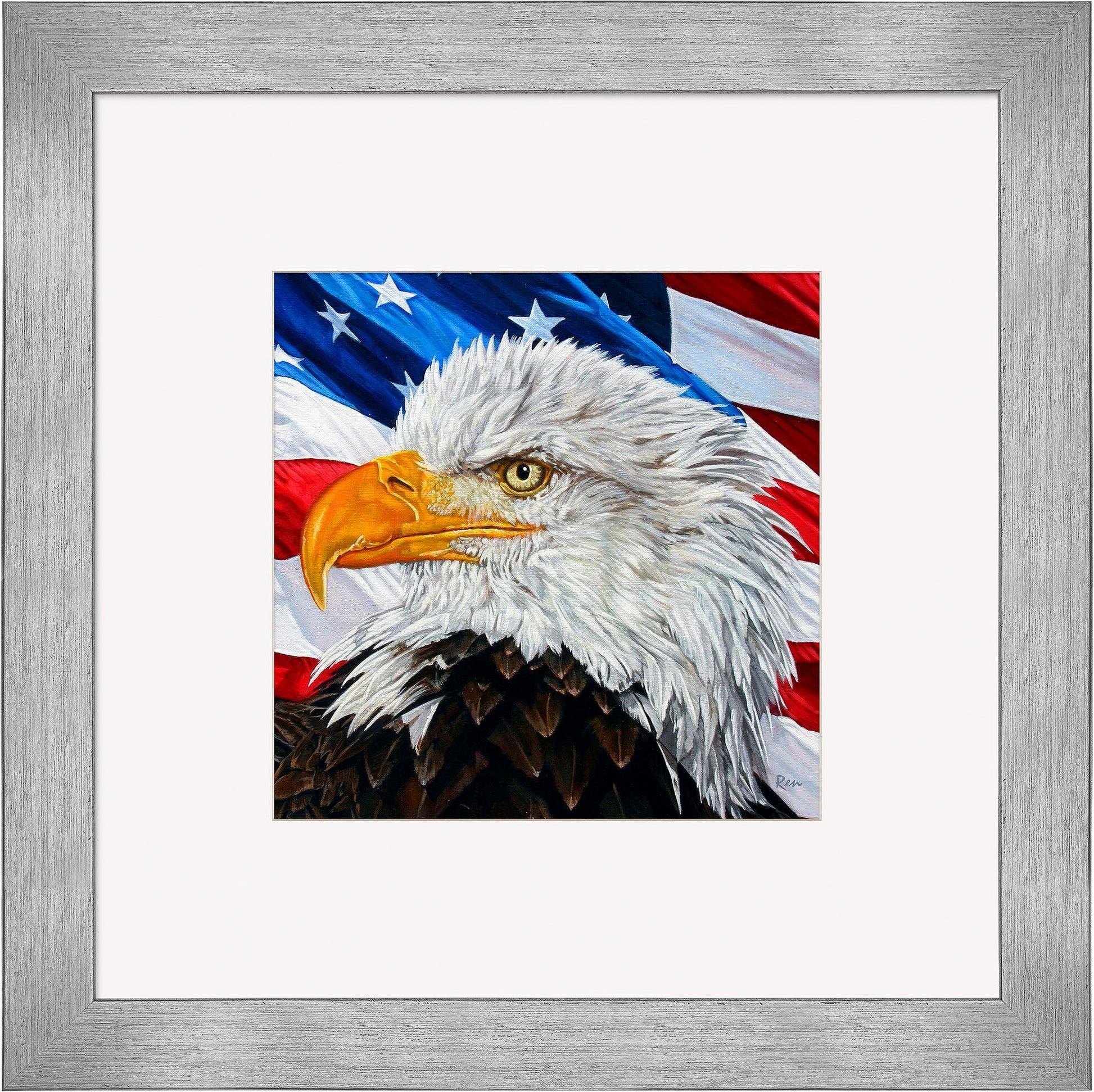 Let Freedom Ring—Bald Eagle Contempo Square - Wild Wings