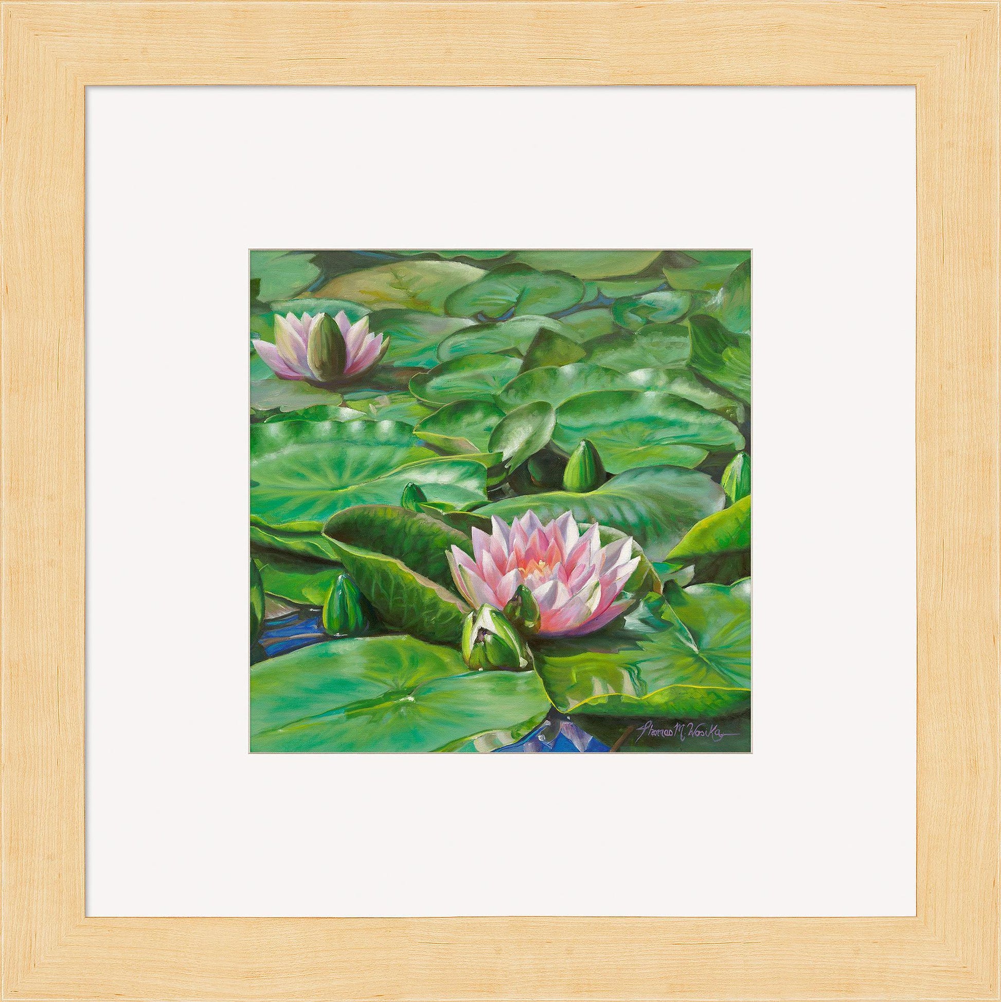 Water Lilies Contempo Square - Wild Wings