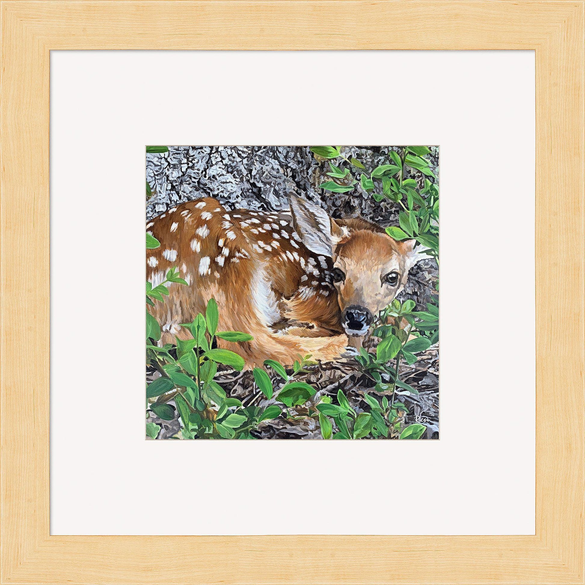 Woodland Wonder—Fawn Contempo Square - Wild Wings