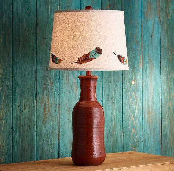 Feather Table Lamp - Wild Wings