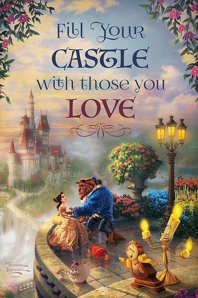 Fill Your Castle with Those You Love 12" x 18" Wood Sign - Wild Wings