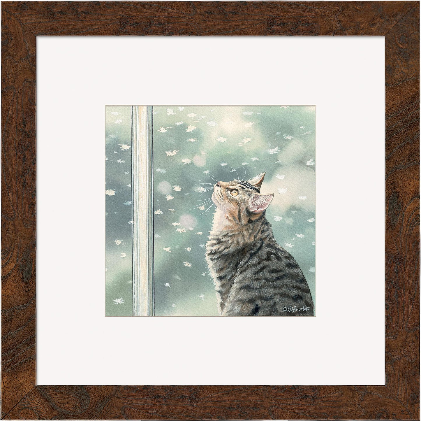 First Snowfall Contempo Square Art Collection - Wild Wings