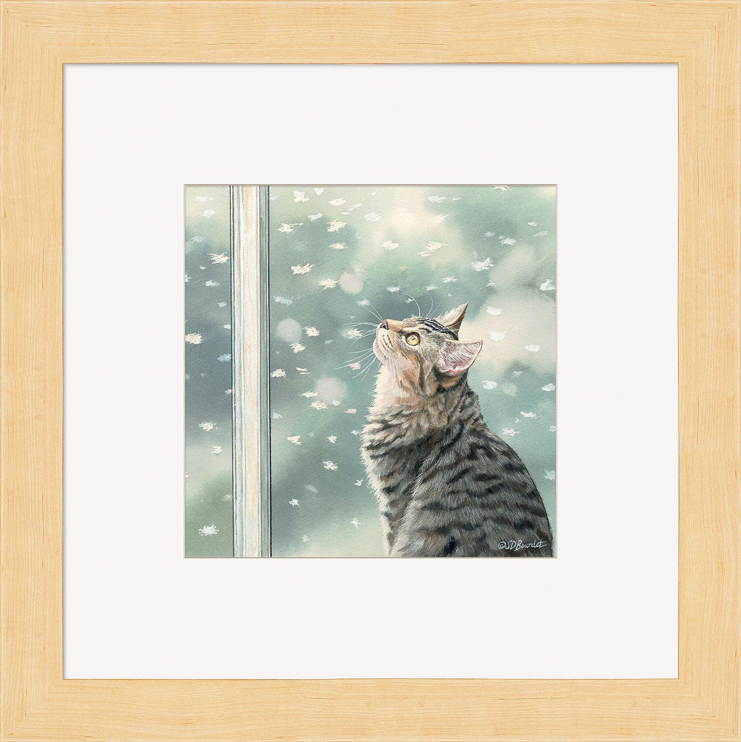 First Snowfall Contempo Square Art Collection - Wild Wings