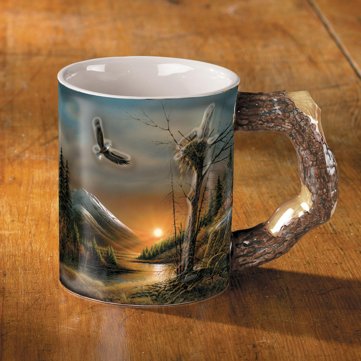 Flying Free - Eagle Sculpted Mug - Wild Wings