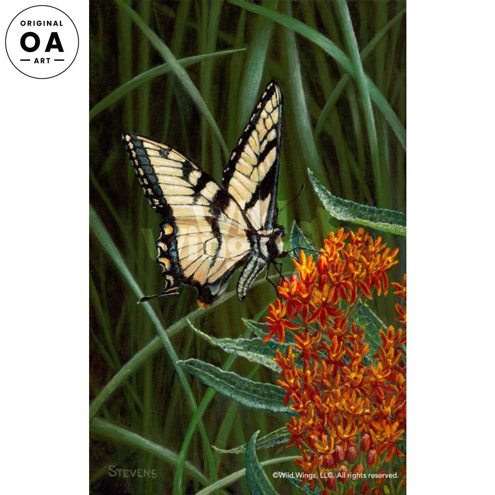 Flying Tiger—Tiger Swallowtail Butterfly Original Oil Painting - Wild Wings