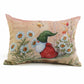 Floral Patch Gnomes Decorative Pillow - Wild Wings