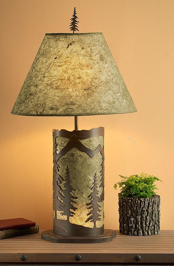 Forest Mountain Table Lamp - Wild Wings
