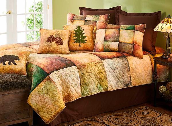 Forest Patch Bedding Set (Queen) - Wild Wings