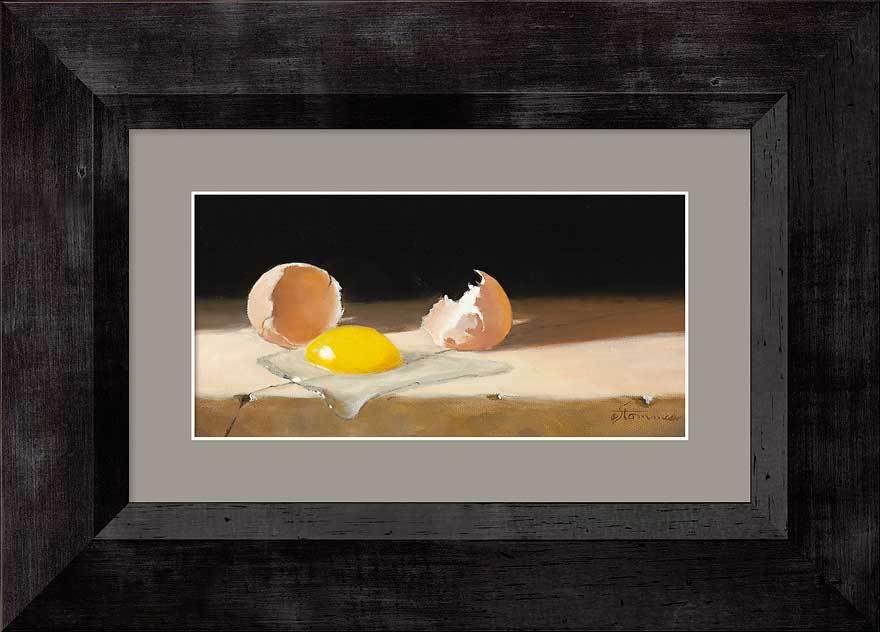 Broken Egg Study Framed Print - Wild Wings