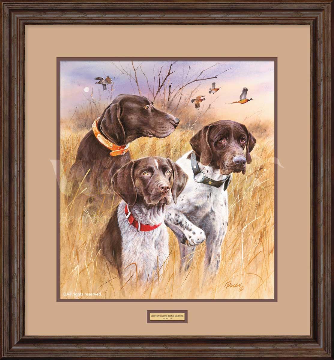 Great Hunting Dogs—German Shorthair Pointers Art Collection - Wild Wings