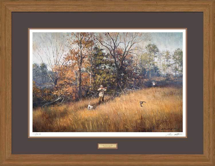 Hillside Double—Quail Hunting Art Collection - Wild Wings