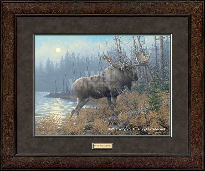Out of the Mist—Moose Art Collection - Wild Wings
