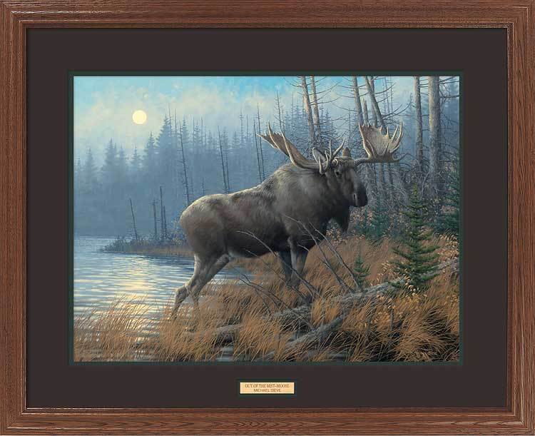Out of the Mist—Moose Art Collection - Wild Wings