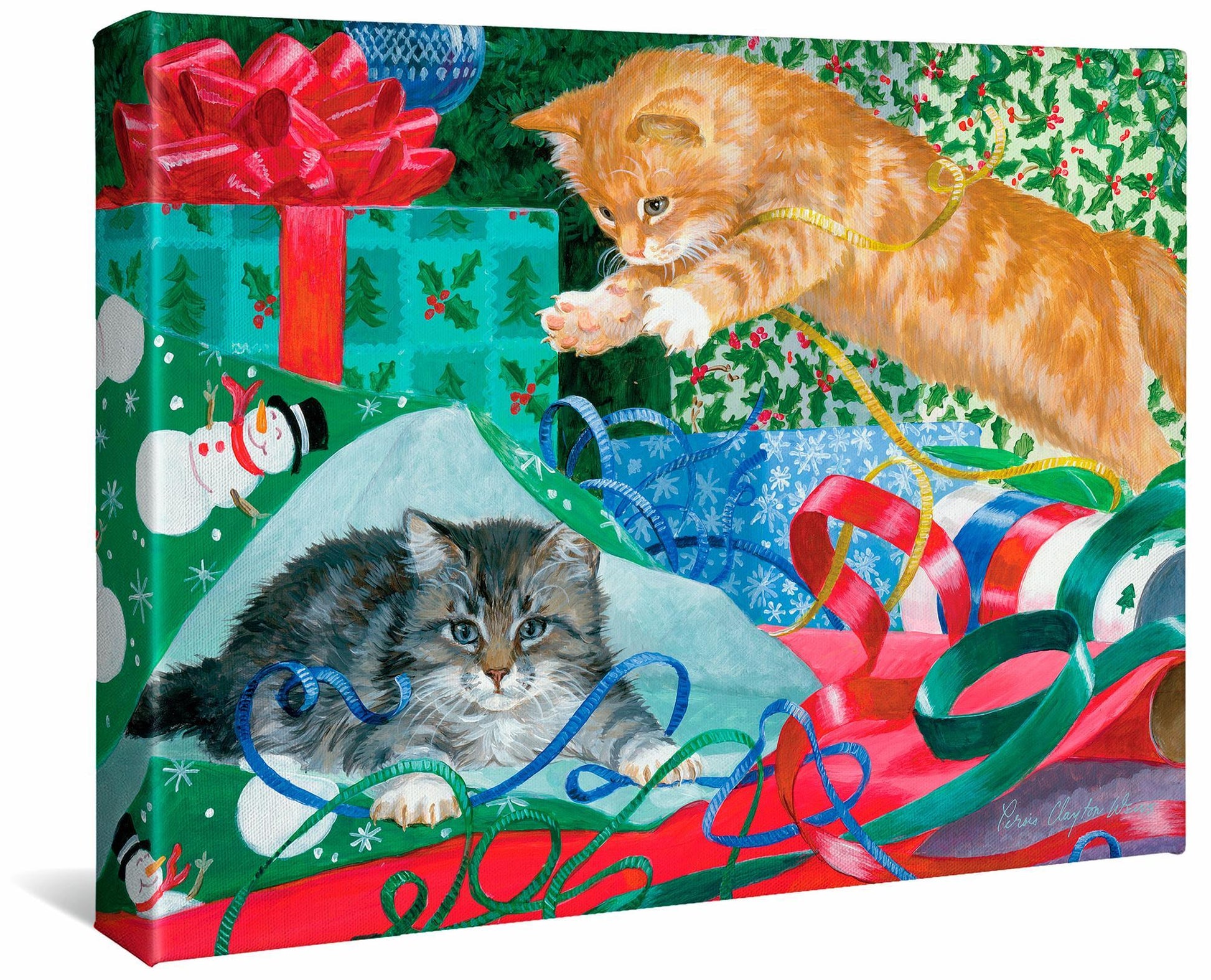 Free Gift Wrap—Kittens Gallery Wrapped Canvas - Wild Wings