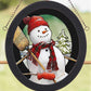 Snowman Stained Glass Art - Wild Wings