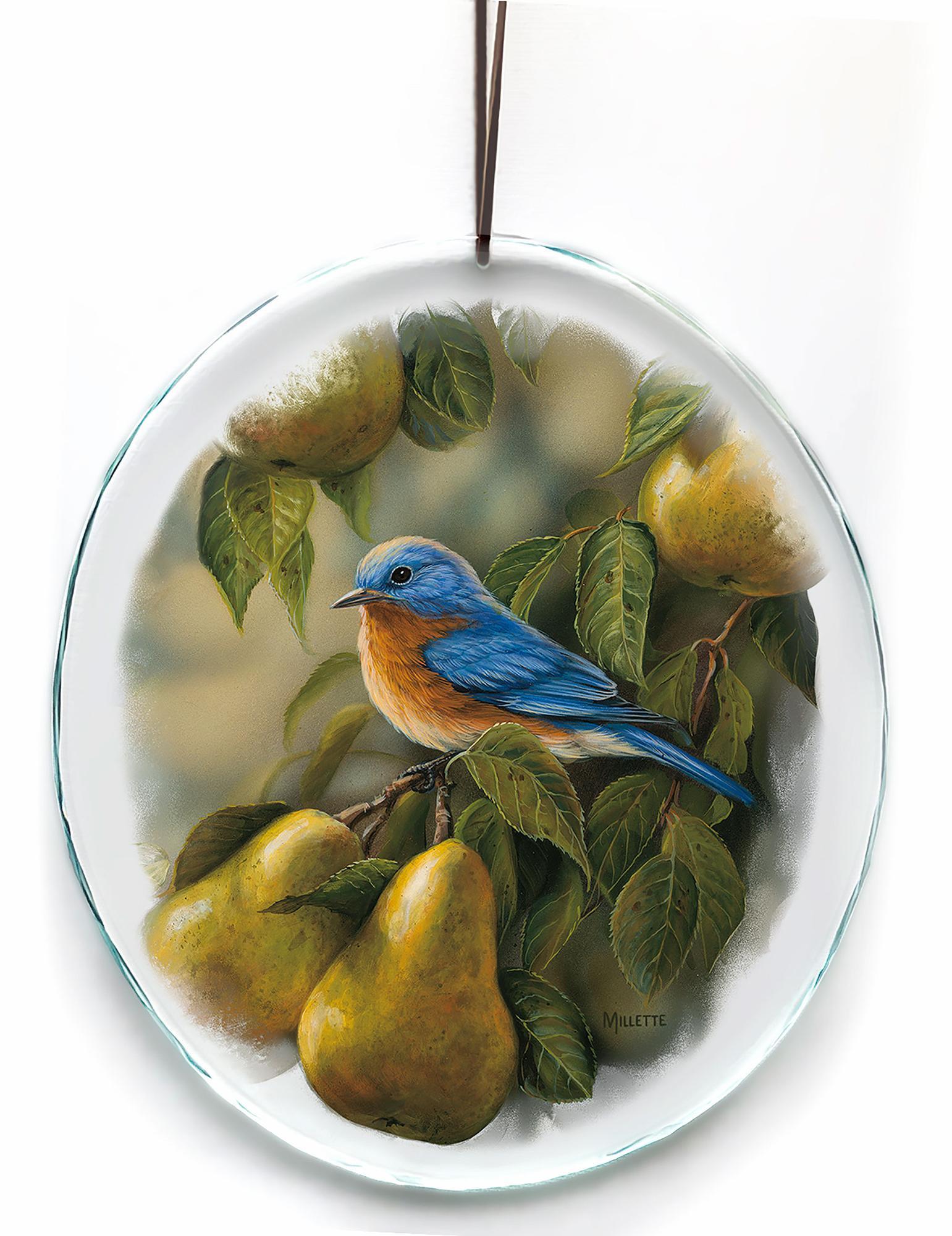 Bluebird & Pears Suncatcher - Wild Wings