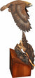 Golden Eagle in Flight Original Wood Carving - Wild Wings