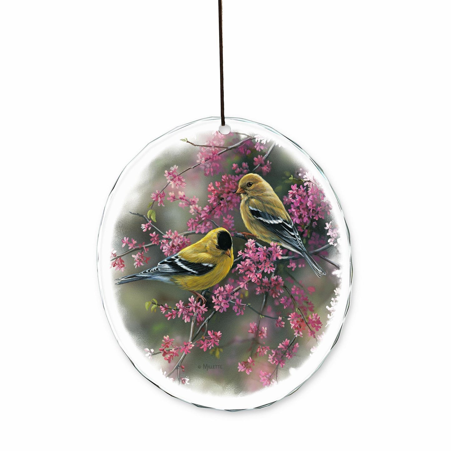 Goldfinches and Redbud Suncatchers - Wild Wings