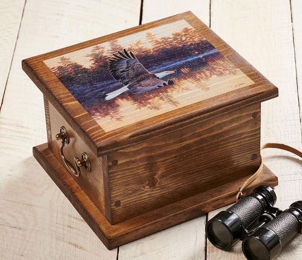Gone Fishing—Eagle Storage Chest - Wild Wings