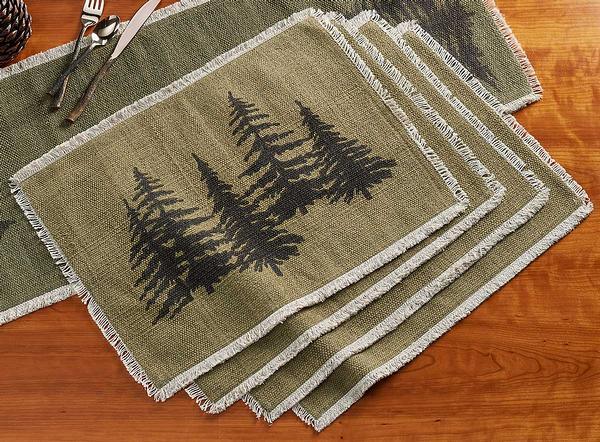 Pine Grove Placemats (Set&nbsp;of&nbsp;4) - Wild Wings