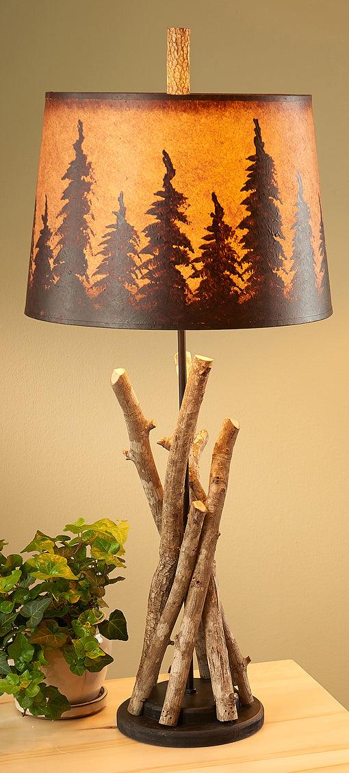 Hickory Twig Table Lamp - Wild Wings