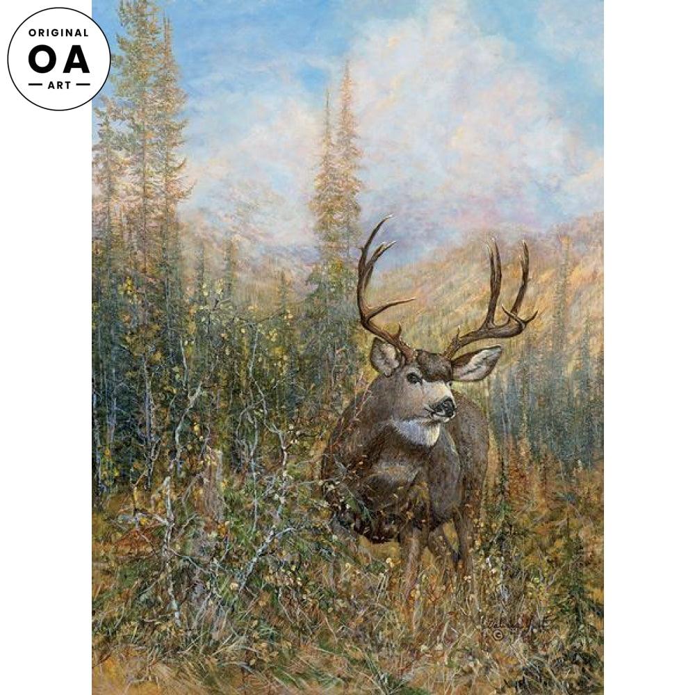 High Country Gentry—Mule Deer Original Acrylic Painting - Wild Wings