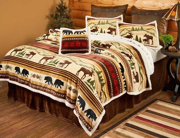 Tranquil Cabin Bedding Set (King) - Wild Wings