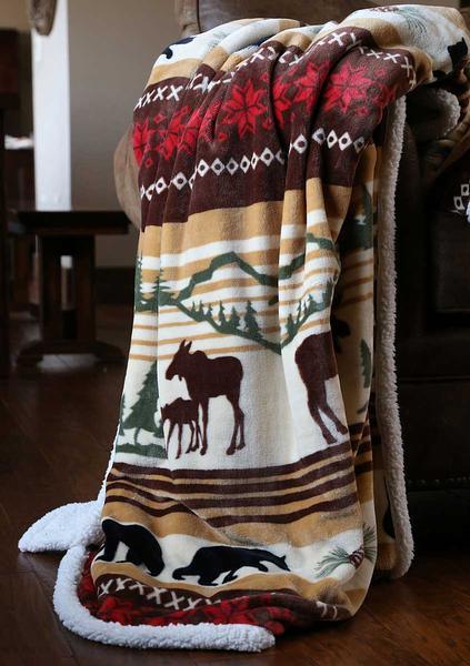 Tranquil Cabin Throw Blanket - Wild Wings