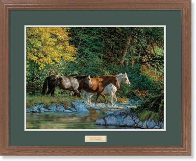Bear Creek Crossing—Horses Art Collection - Wild Wings