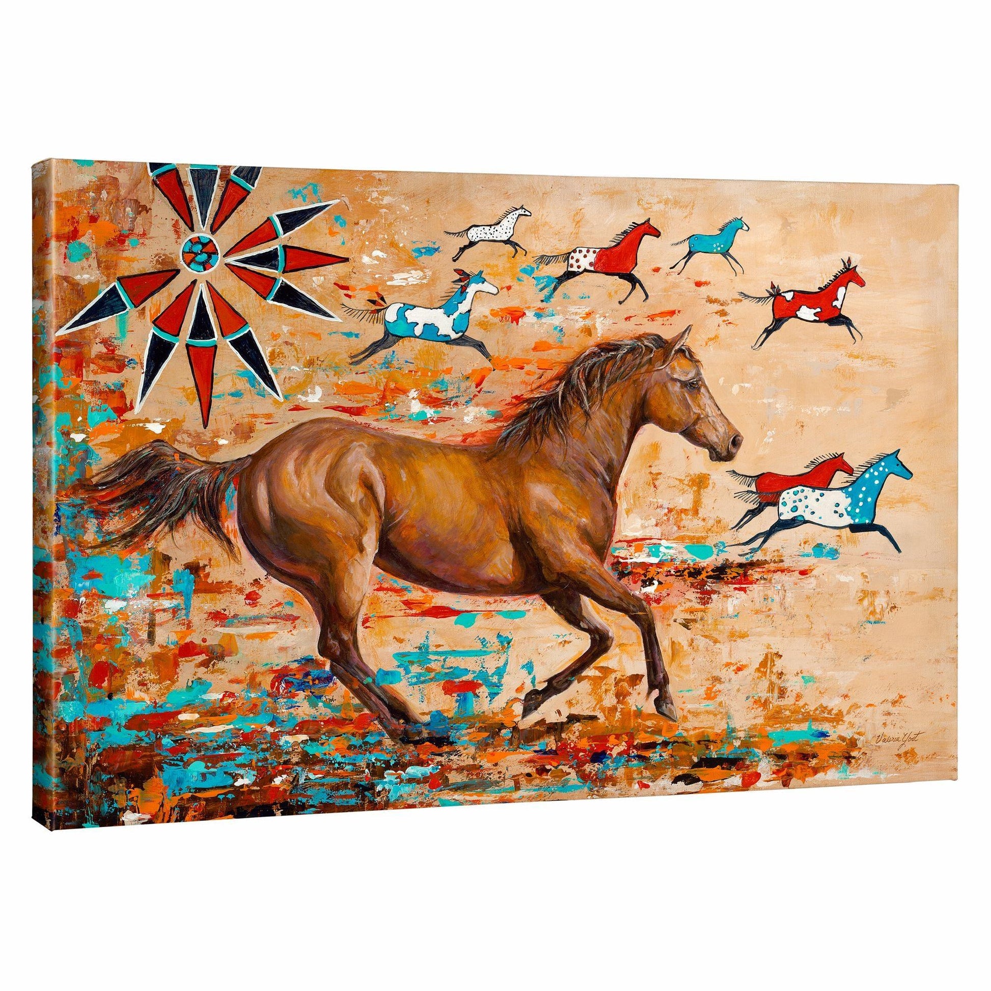 I Dream of Ponies Gallery Wrapped Canvas - Wild Wings