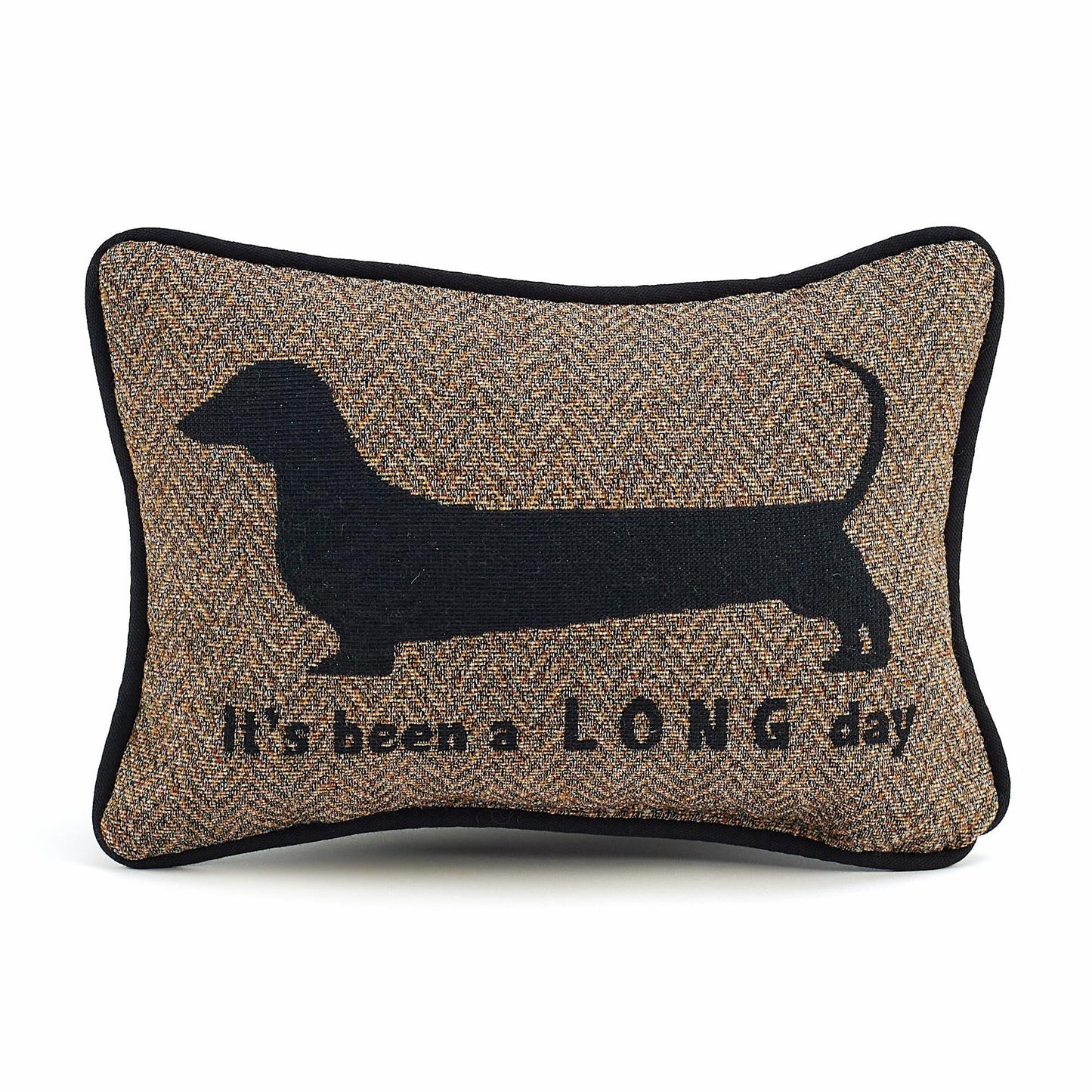 Darling Dachshund—Long Day Decorative Pillow - Wild Wings