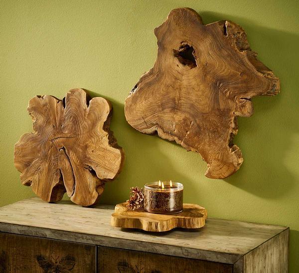 Natural Teak Wall Decor Collection - Wild Wings