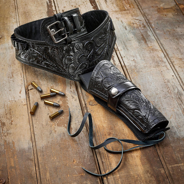 leather gun belt