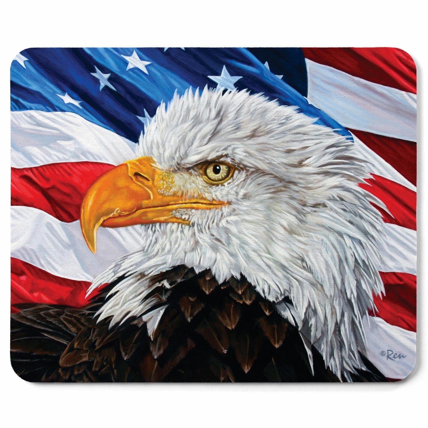 Let Freedom Ring Mouse Pad - Wild Wings