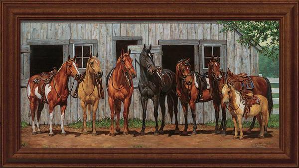 Little Partners Reunion—Horses Art Collection - Wild Wings