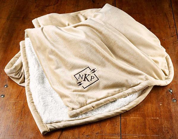 Making Tracks Personalized Throw Blanket - Wild Wings