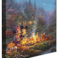 Mickey and Minnie Sweetheart Campfire Gallery Wrapped Canvas - Wild Wings