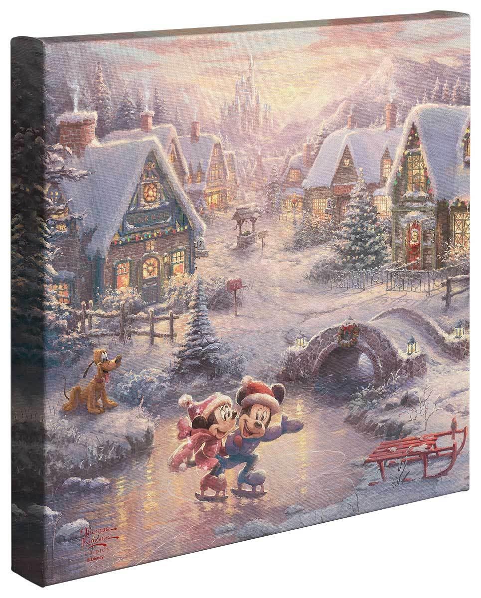 Mickey and Minnie Sweetheart Holiday Gallery Wrapped Canvas - Wild Wings