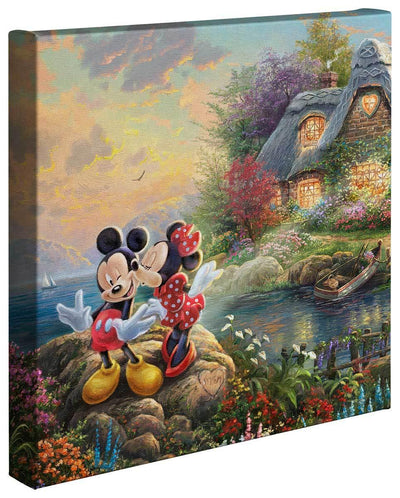 Mickey and Minnie Sweetheart Cove Gallery Wrapped Canvas - Wild Wings