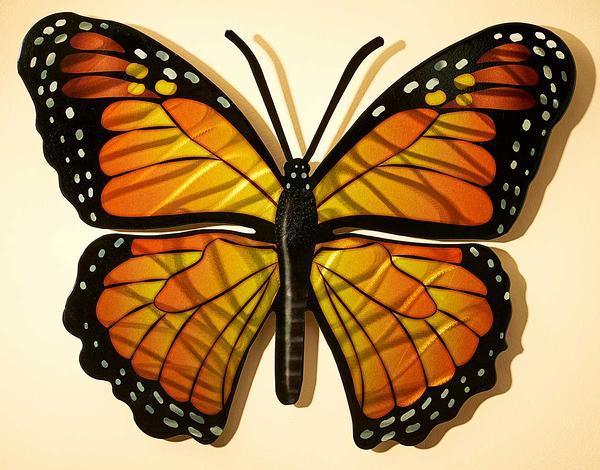 Monarch Butterfly Metal Wall Art - Wild Wings