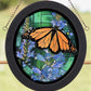 Monarch Butterfly Stained Glass Art - Wild Wings
