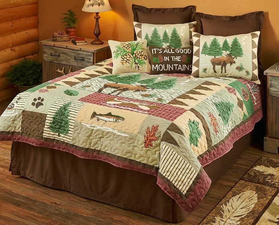 Moose Forest Bedding Set - Wild Wings