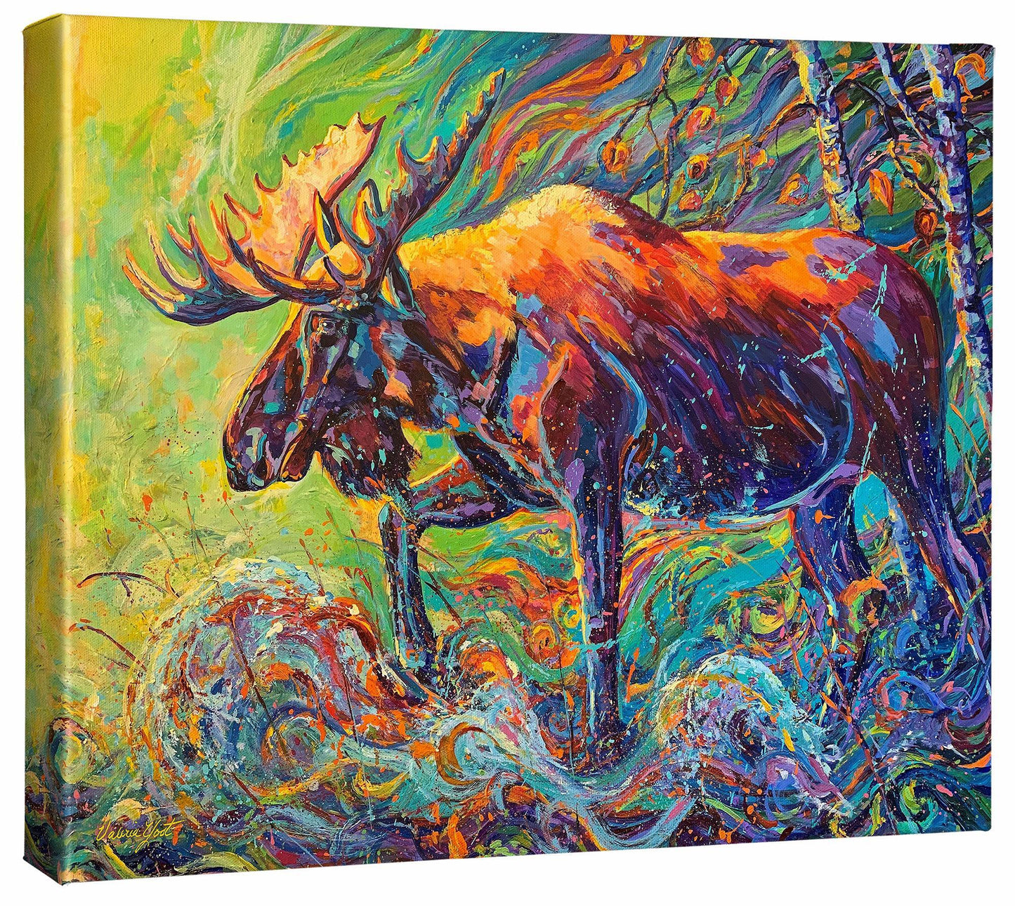 Moose Gallery Wrapped Canvas - Wild Wings