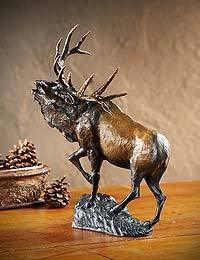 Mountain Monarch—Elk Bronze Sculpture - Wild Wings