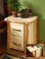 Natural Log Corral Night Stand - Wild Wings