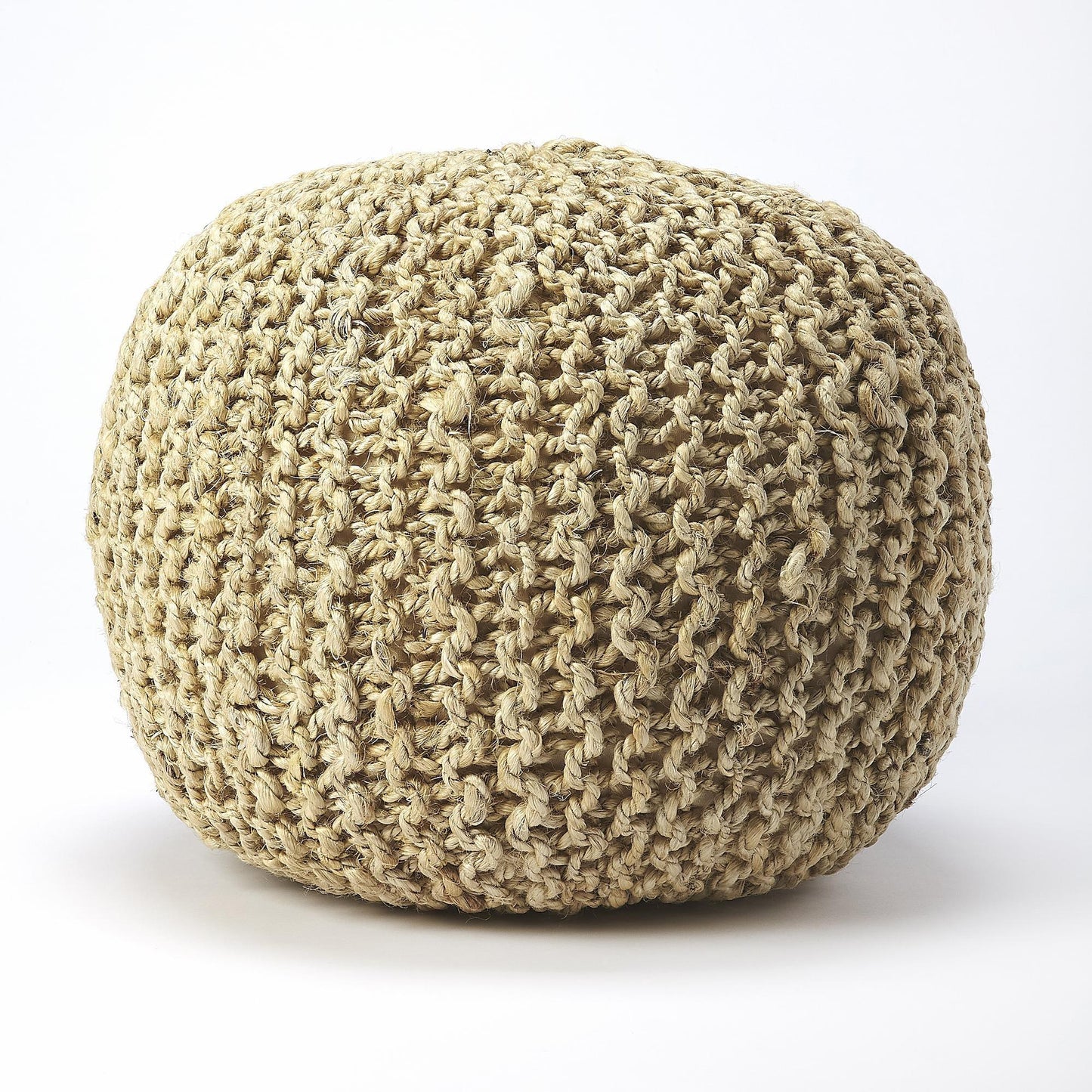 Woven Accent Pouf - Wild Wings